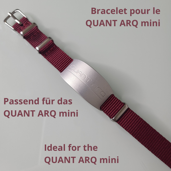 QUANT ARQ Mini-nylon strap burgendy